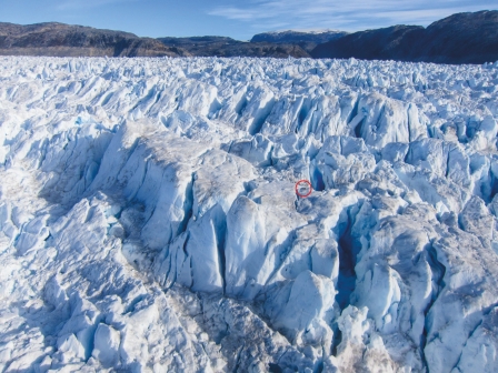 Helheim glacier Greenland